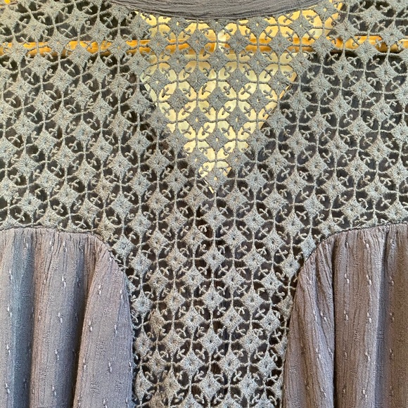 Free People Navy Tunic with High-Low Hem - Picture 7 of 10